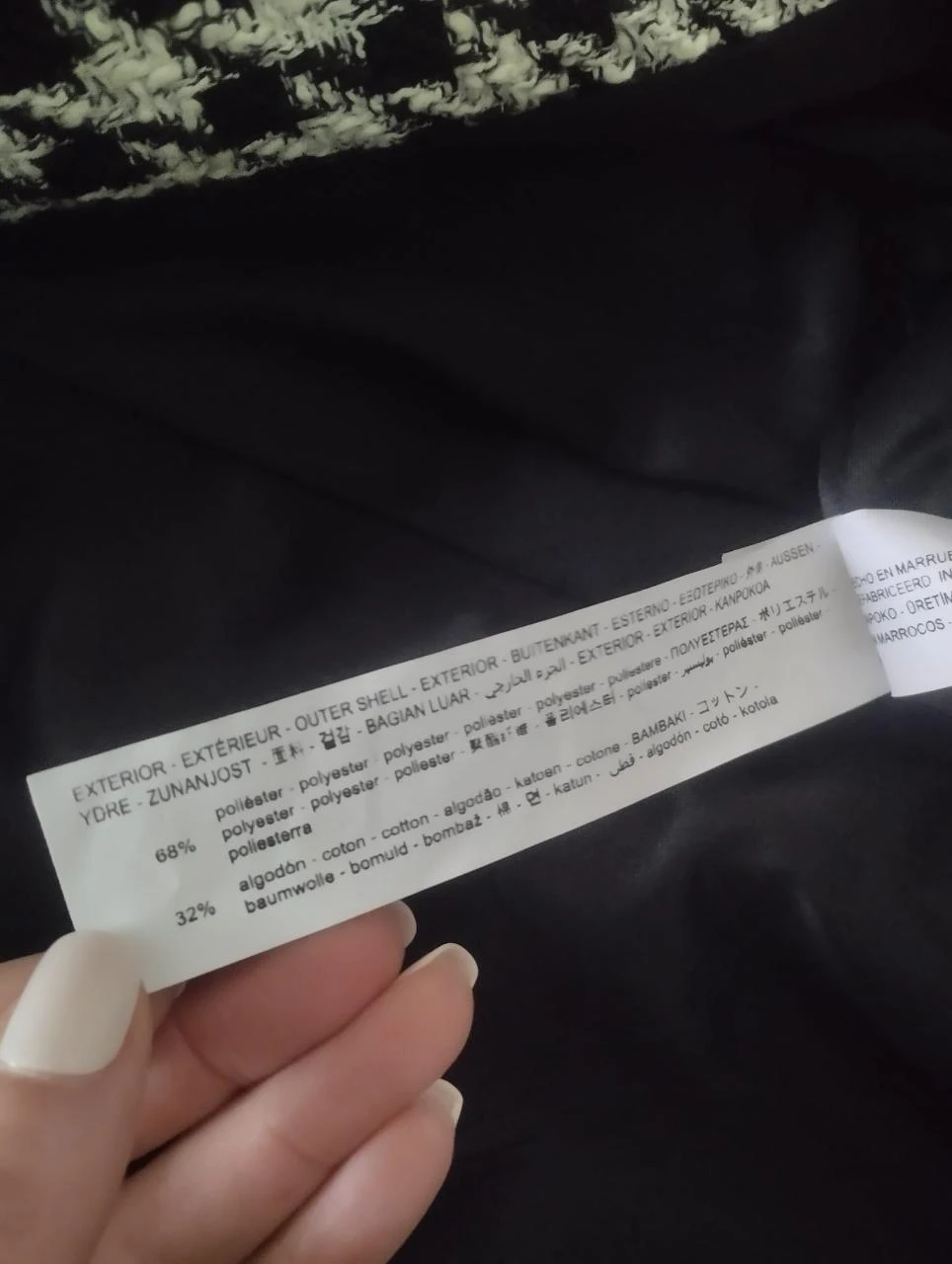 Zara Manteau structuré pied-de-poule XS Neuf avec étiquettes – photo 17